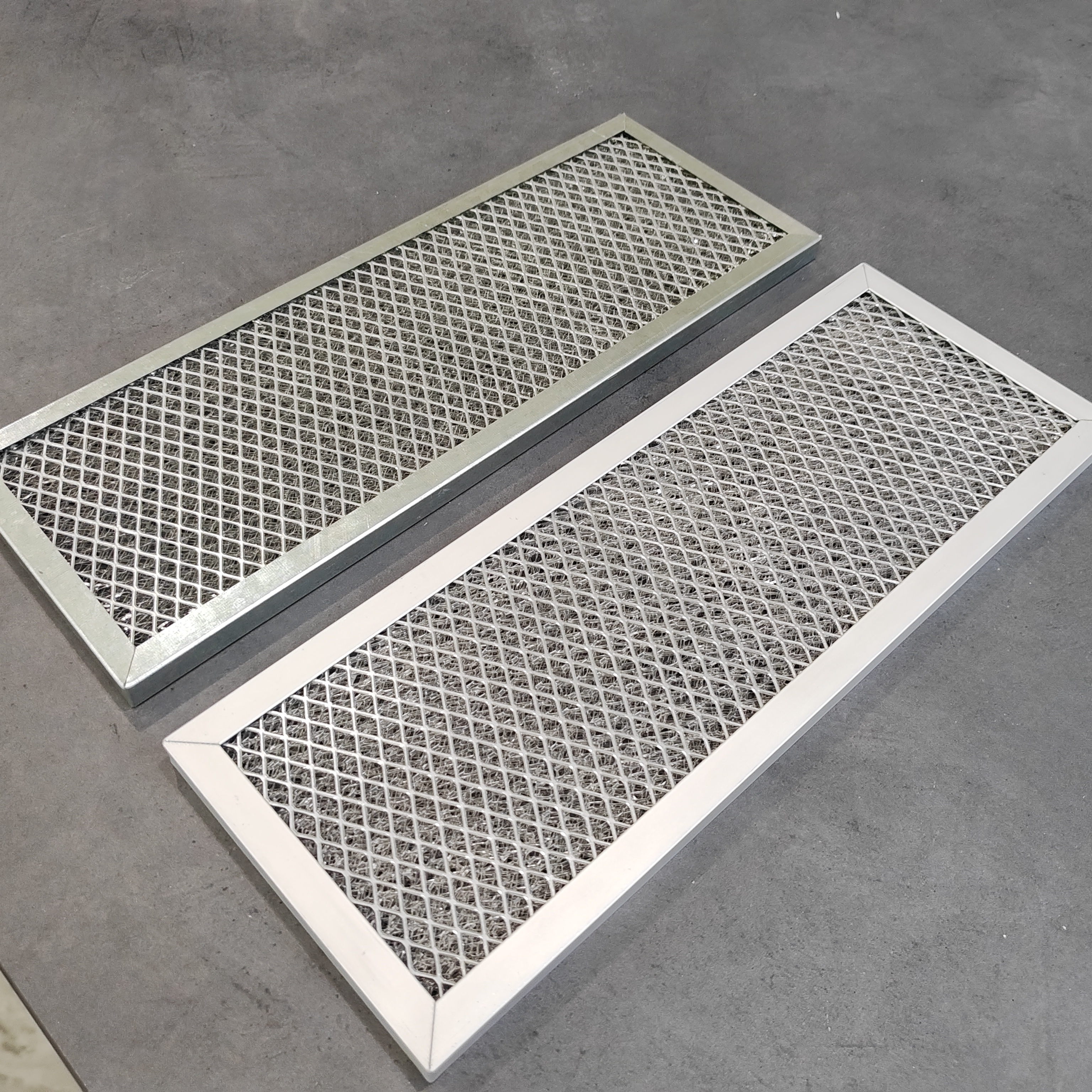 120*310 Aluminum Foil Primary Filter with Galvanized Sheet/Aluminum Frame for Large Particle Filtration