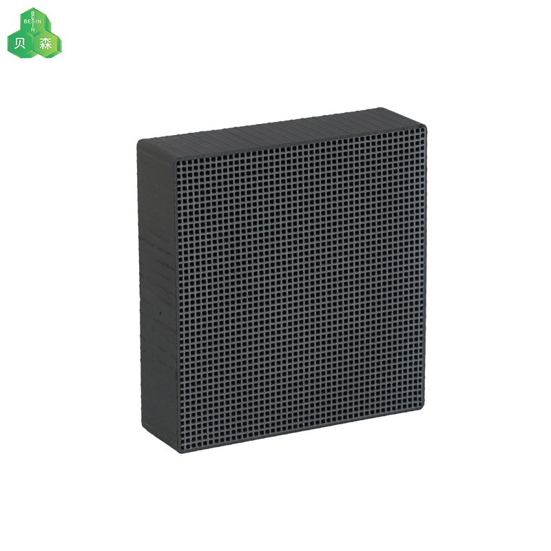 High Removal Rate Spliced-Available Activated Carbon Honeycomb Cubes Used for Factory Waste Gas