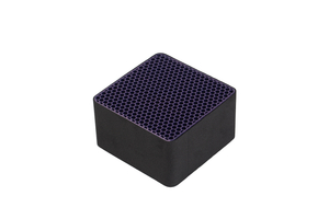 Activated carbon honeycomb cubes