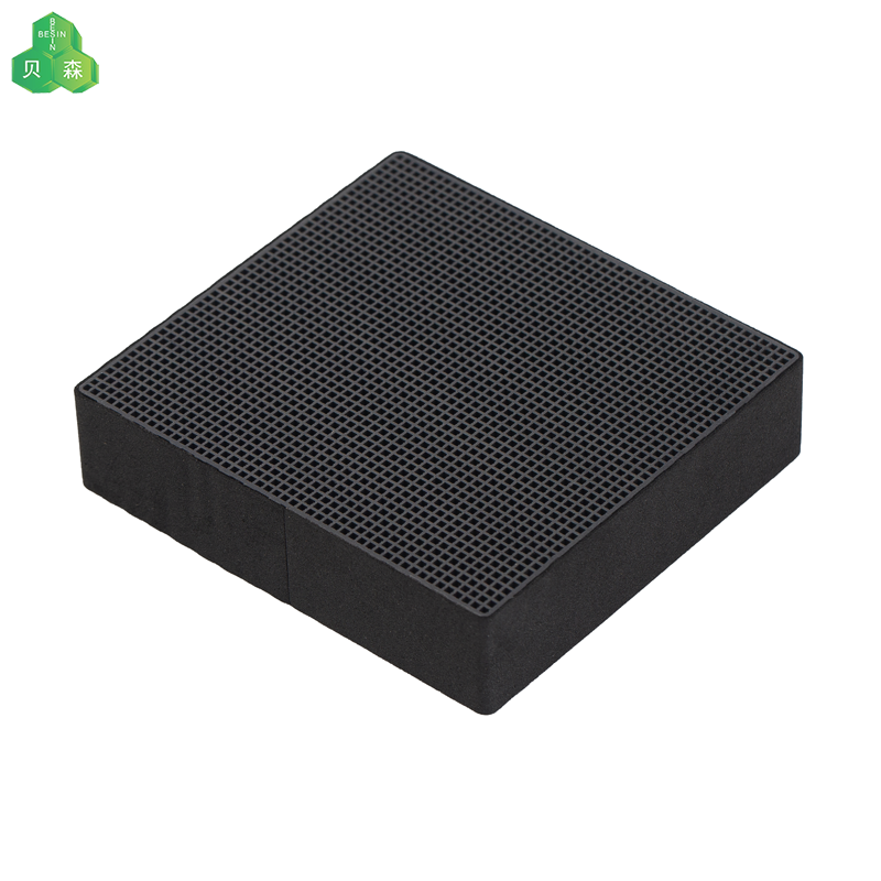 High Removal Rate Spliced-Available Activated Carbon Honeycomb Cubes Used for Factory Waste Gas