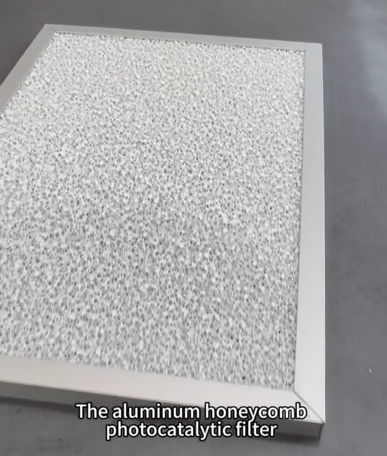 Photocatalyst Foam Ceramics Filter .mp4