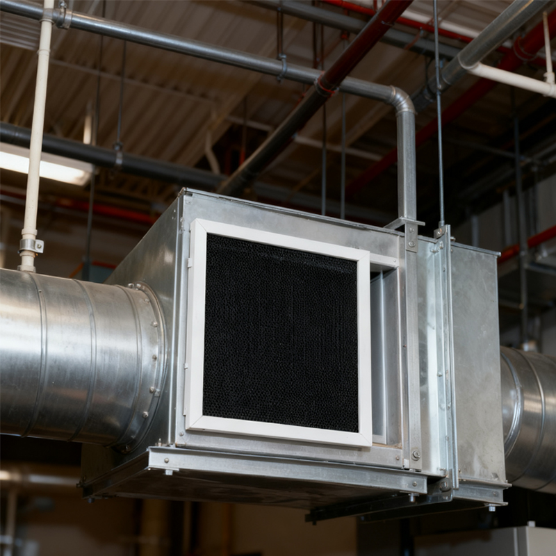 composite catalyst filter for odor removal