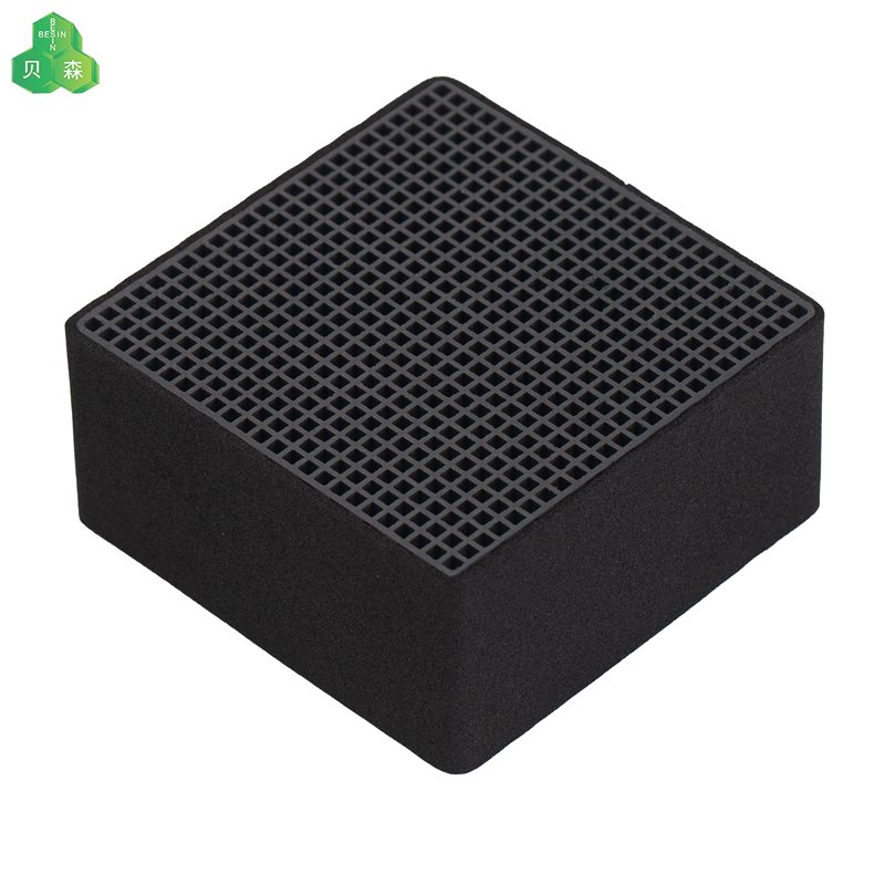 High Removal Rate Spliced-Available Activated Carbon Honeycomb Cubes Used for Factory Waste Gas