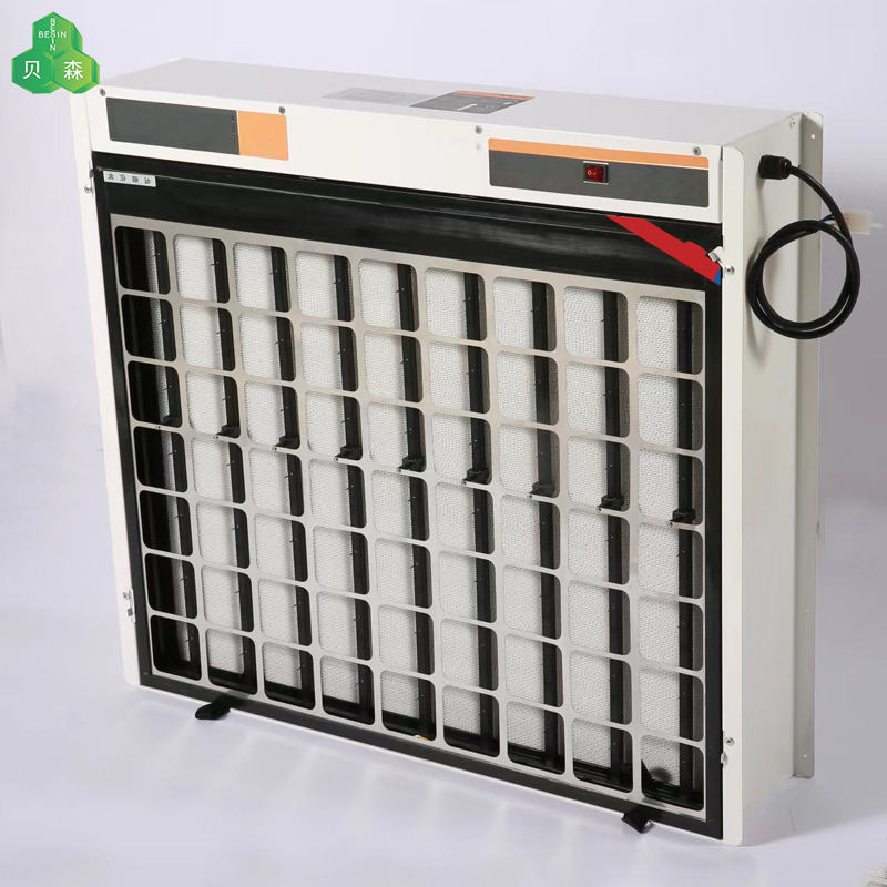 Replaceable Micro Electrostatic Filter Removal for Ventilation Systems