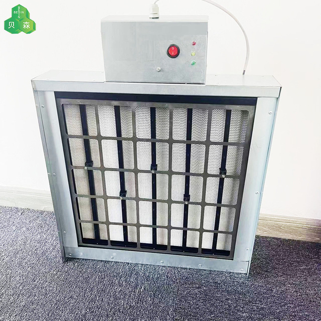 Replaceable Micro Electrostatic Filter Removal for Ventilation Systems